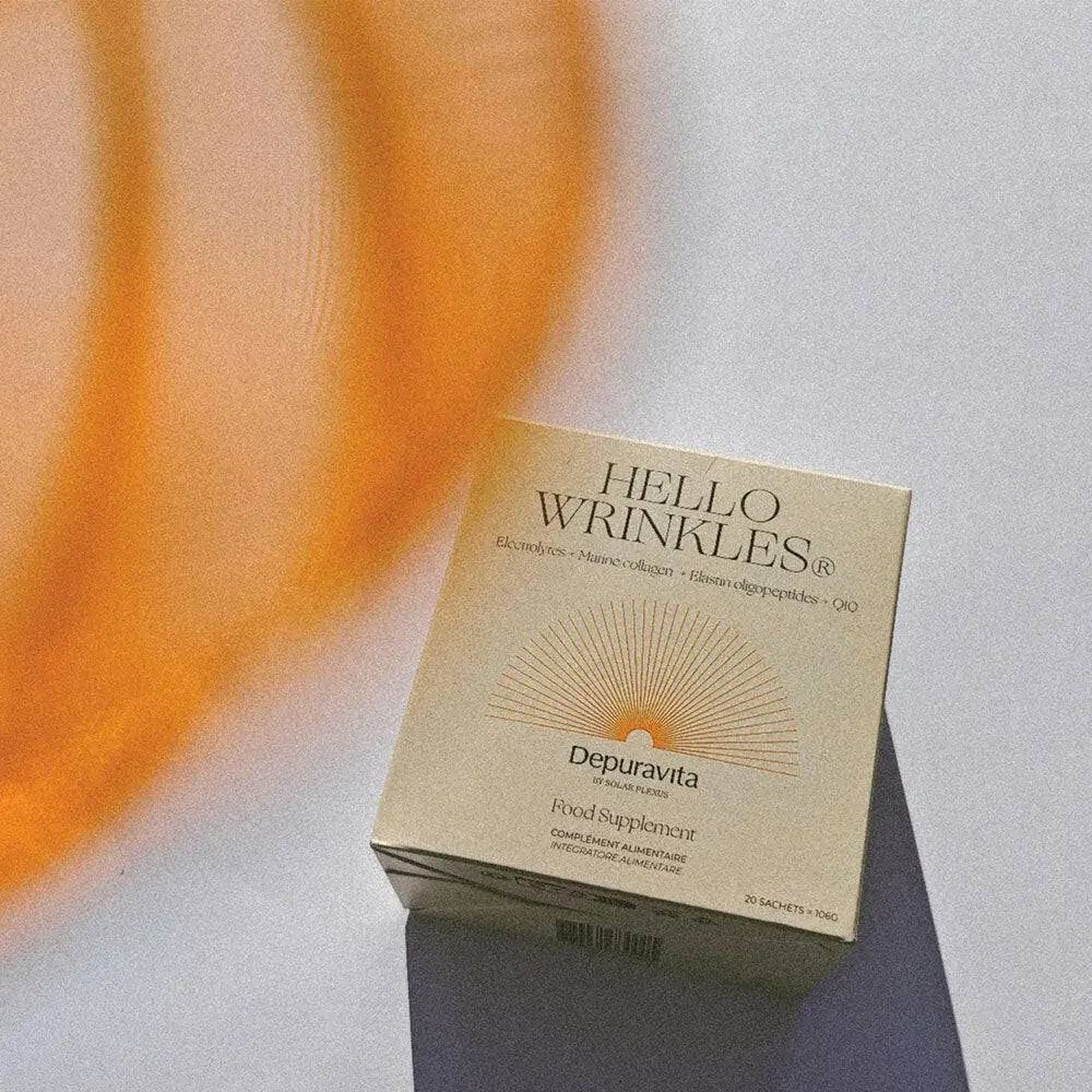 Marine collagen, Q10, oligopeptides, and electrolytes supplement promoting skin health and vitality