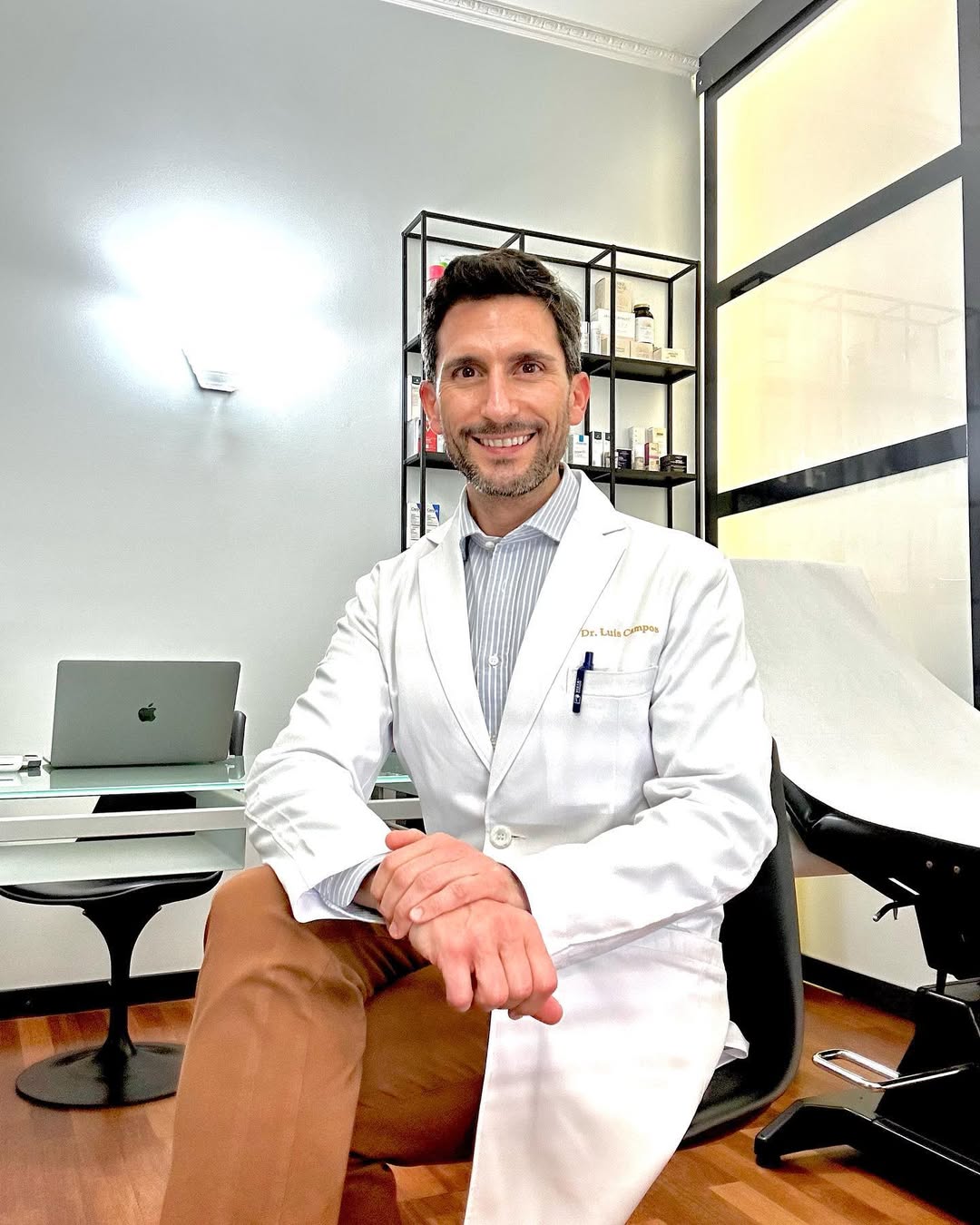 Dr. Luis Campos discussing his new book on holistic beauty