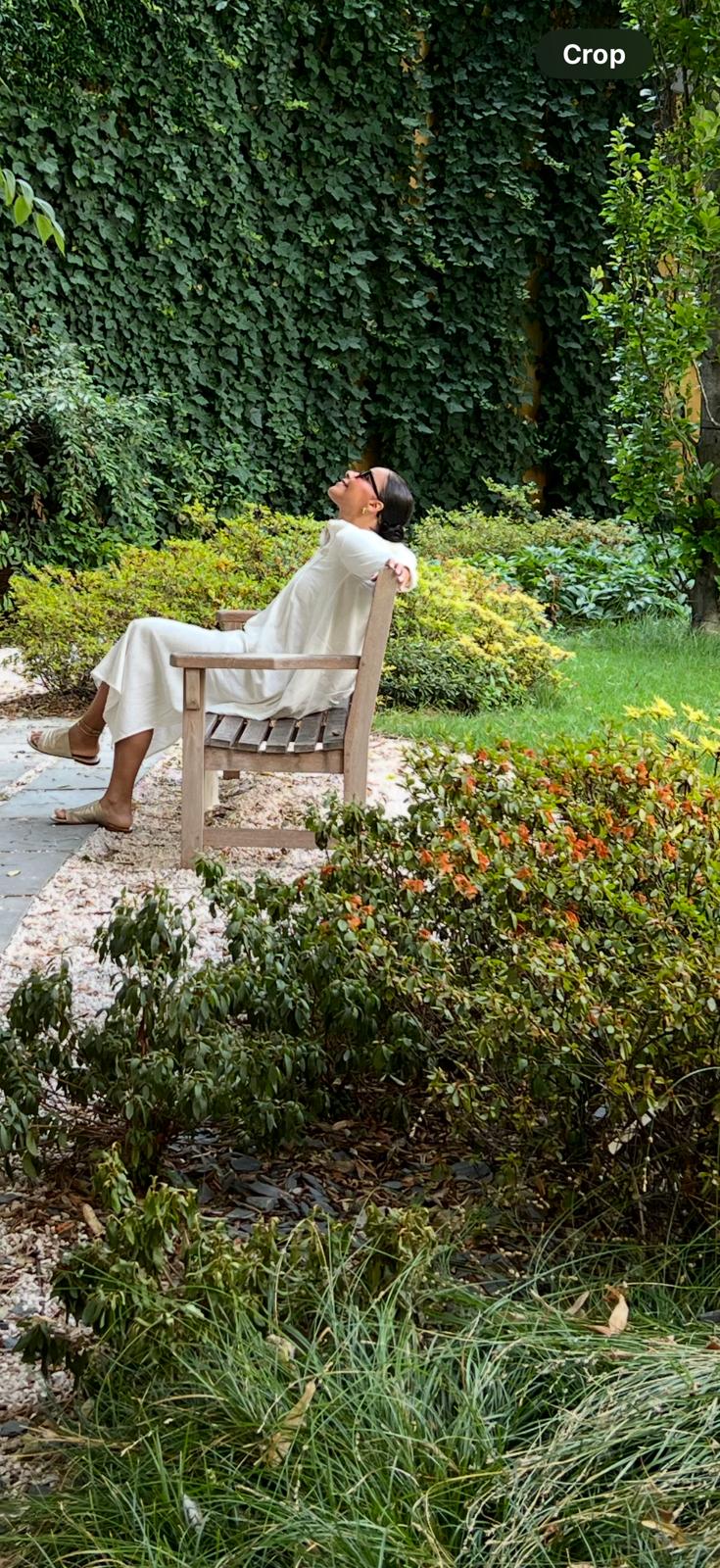 Sumaya Alay practicing meditation and journaling — Living With Grace.